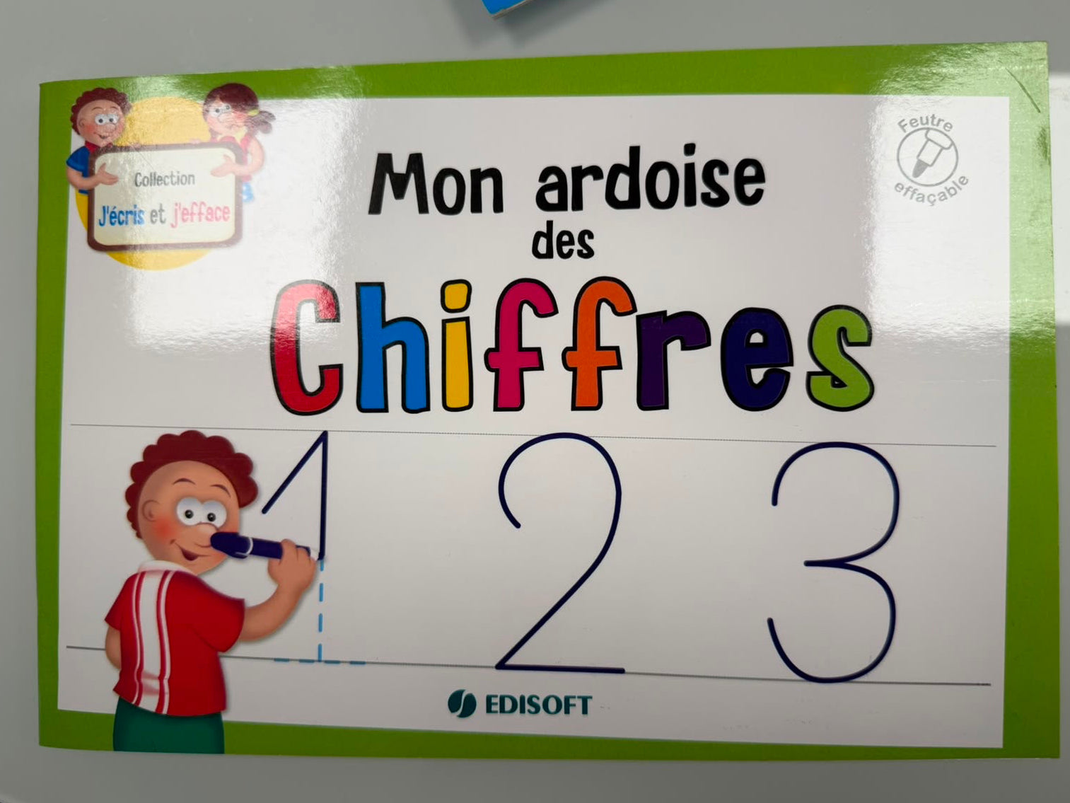MON ARDOISE EFFAÇABLE DES CHIFFRES