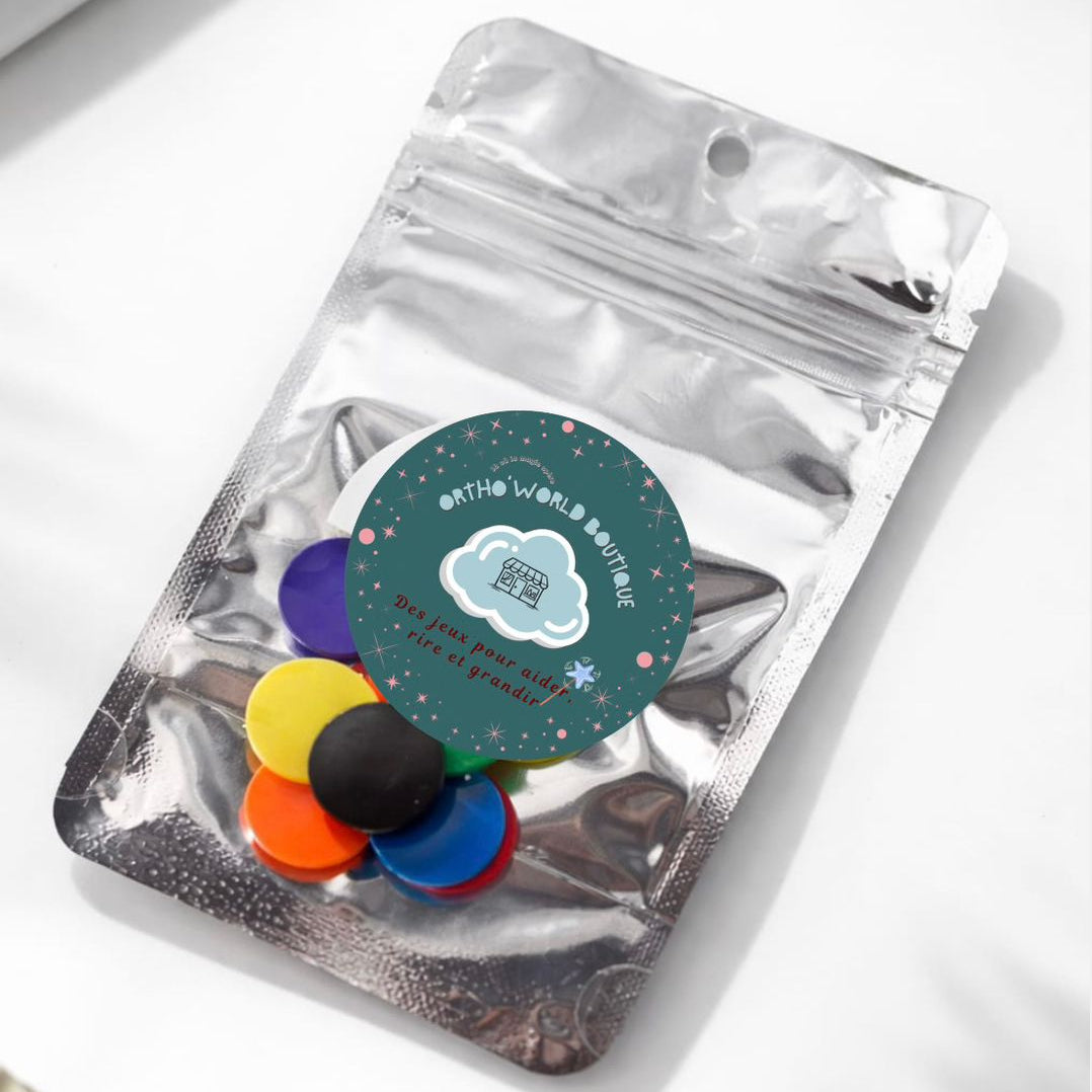 JETONS MULTICOLOR